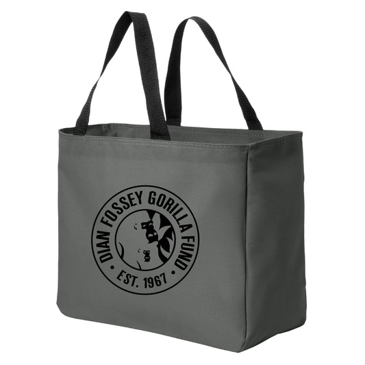 Gray Tote Bag | Dian Fossey Gorilla Fund