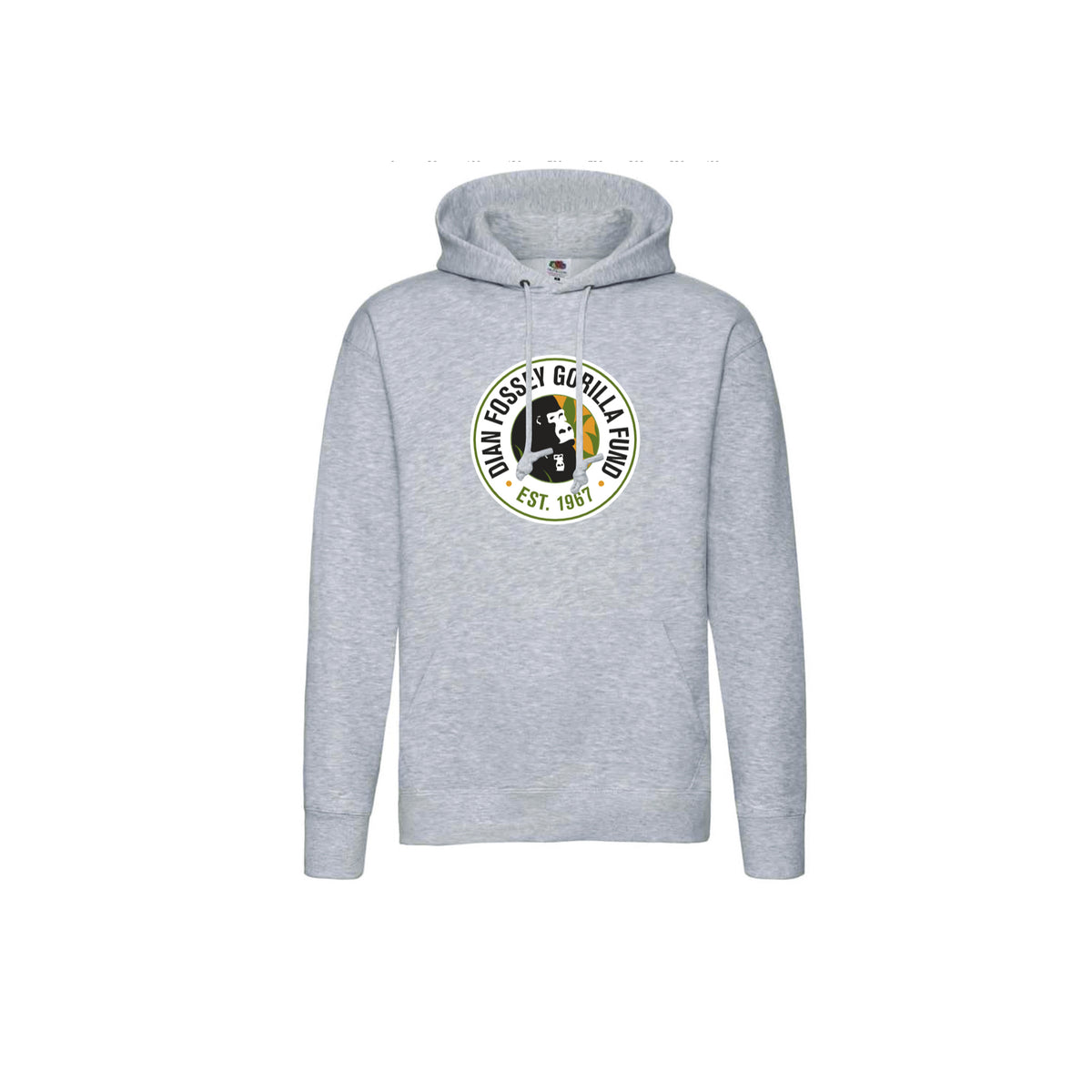 Logo Hoodie | Fruit of the Loom Brand | Dian Fossey Gorilla Fund