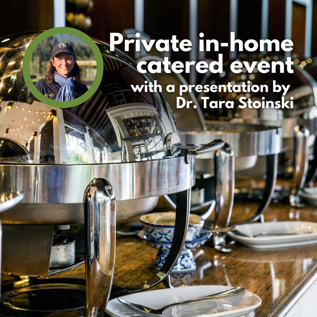 Private in-home catered event (up to 20 guests) featuring Tara Stoinski