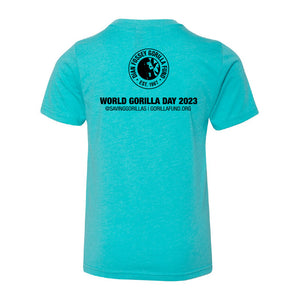 2023 World Gorilla Day T-Shirts - Silverback Gorilla (Youth)