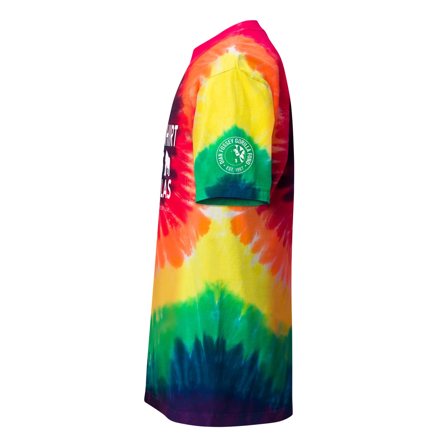 This Shirt Saves Gorillas | Oversized Tie-Dye T-shirt | World Gorilla Day 2026
