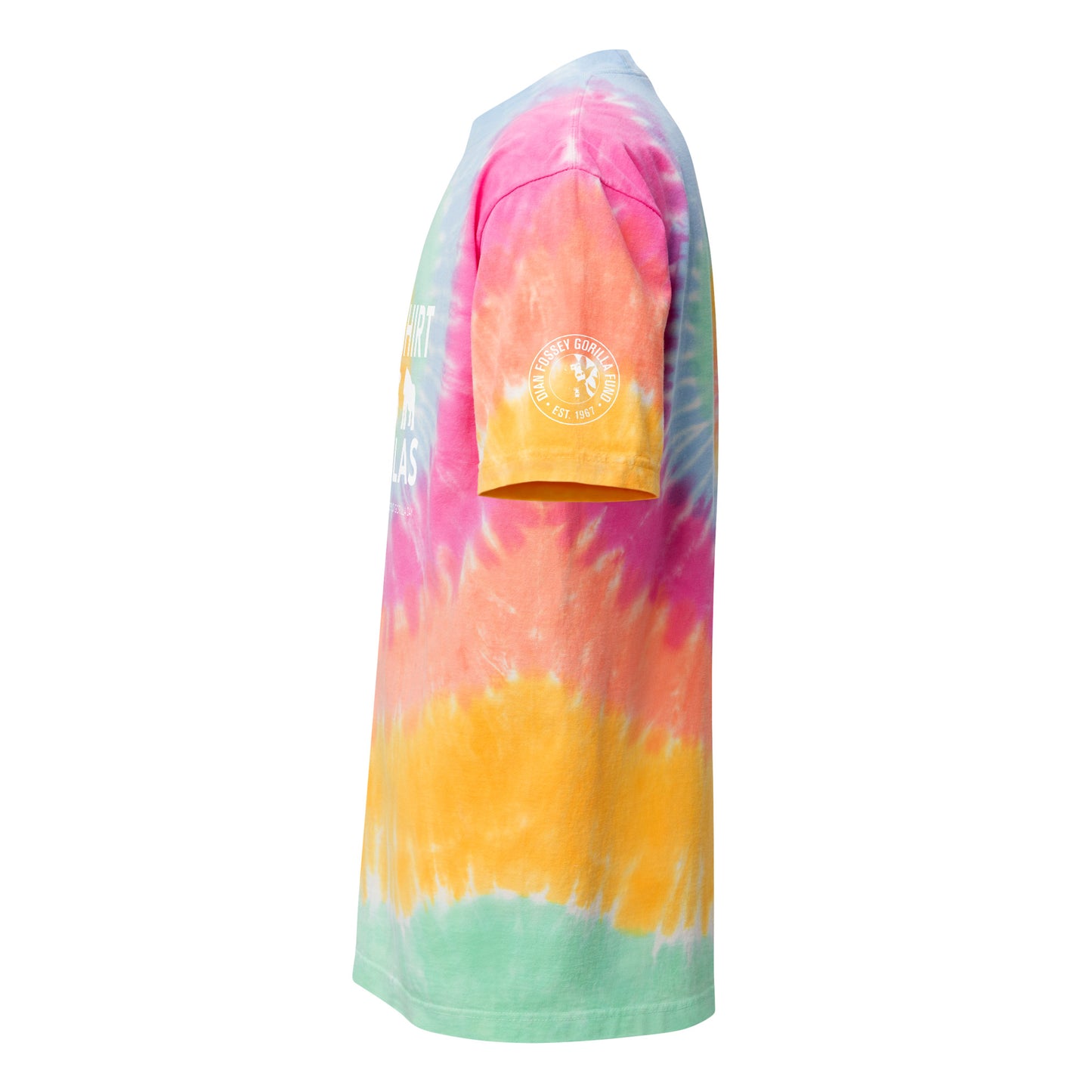 This Shirt Saves Gorillas | Oversized Tie-Dye T-shirt | World Gorilla Day 2026