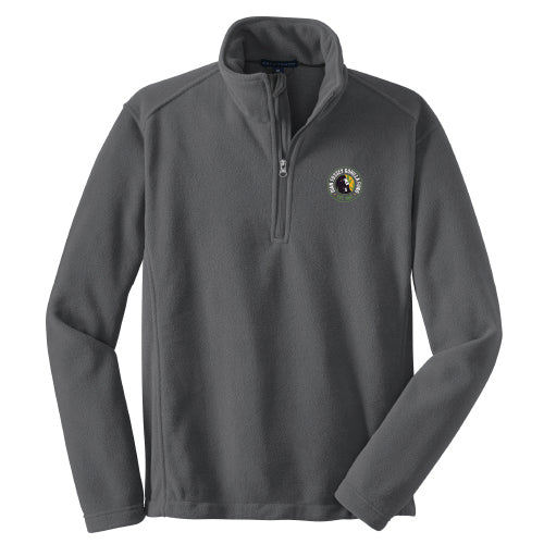 Iron Grey Unisex 3/4 Zip Fleece | Dian Fossey Gorilla Fund